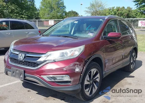 2016 Honda Cr-V Touring из США, поврежденный, VIN 5J6RM4H92GL007427